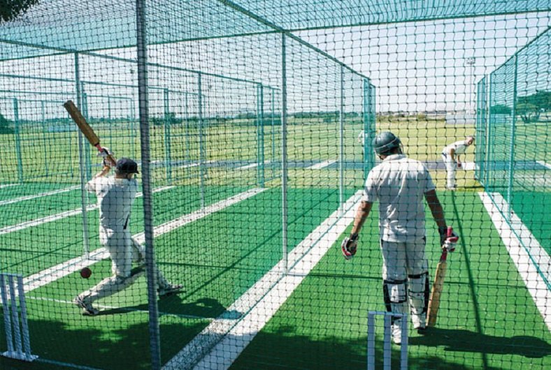 Heavy duty cricket practice sports nets and reliable turf netting solutions